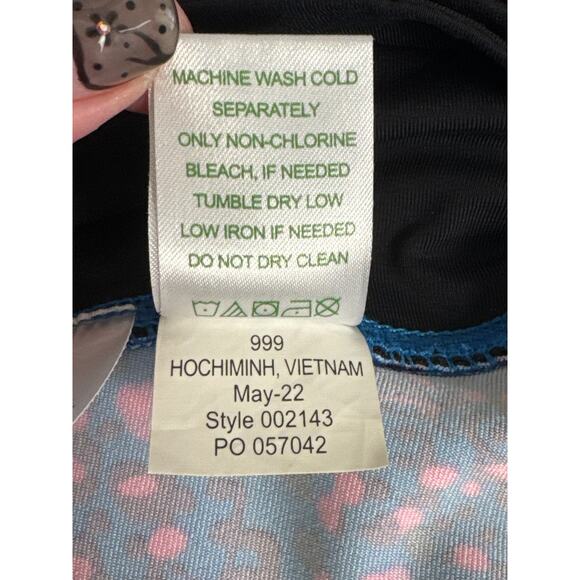 Lilly Pulitzer Luxletic Weekender Leggings Blue Flare Growl and Prowl Print XS - Picture 8 of 12